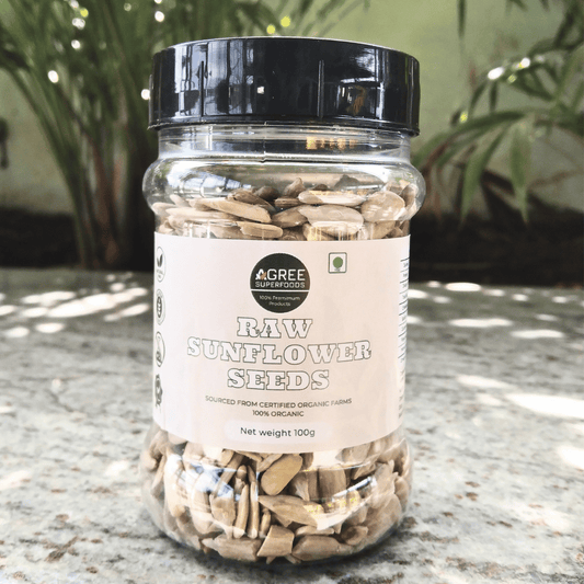 Sunflower Seeds 100g Pack – Agree Superfoods – Protein and Vitamin E Rich Snack